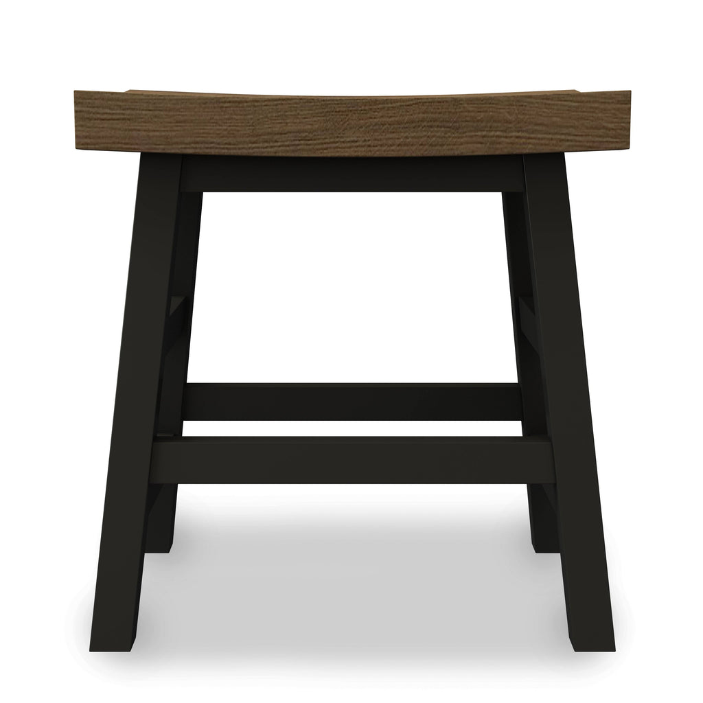 Reclaimed Wood Barstool with Metal Legs C1107