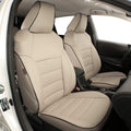 Beige Leatherette Car Seat Covers for Toyota Corolla Cross K1755
