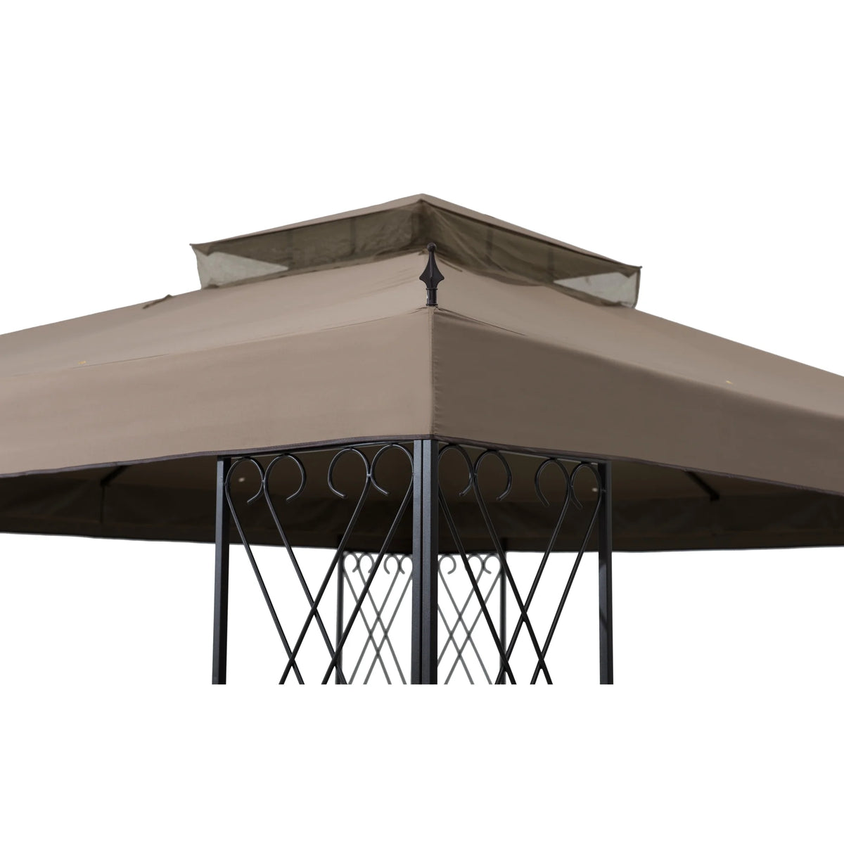 10 x 12 ft. 2 Tiered Steel Gazebo Y87145