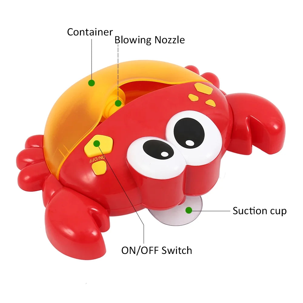 Red Crab Bubble Machine with Music M702091