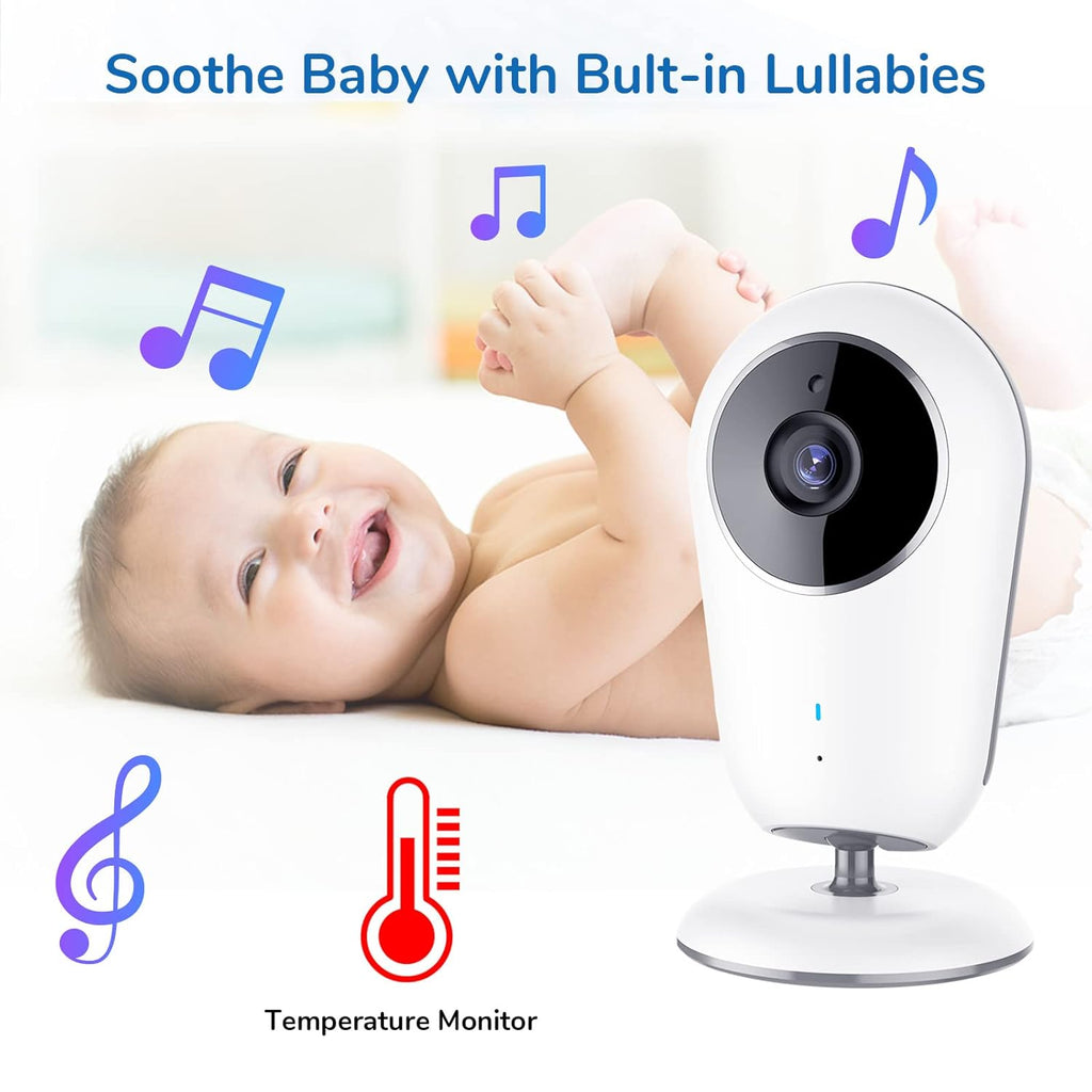 Baby Monitor with Camera and Audio, No WiFi, Infrared Night Vision, Pack of 2 Z112828