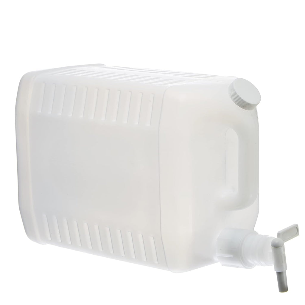2.5 Gallon Plastic Dispenser Carboy with Spigot, HDPE, Natural, 4 Pack M1696