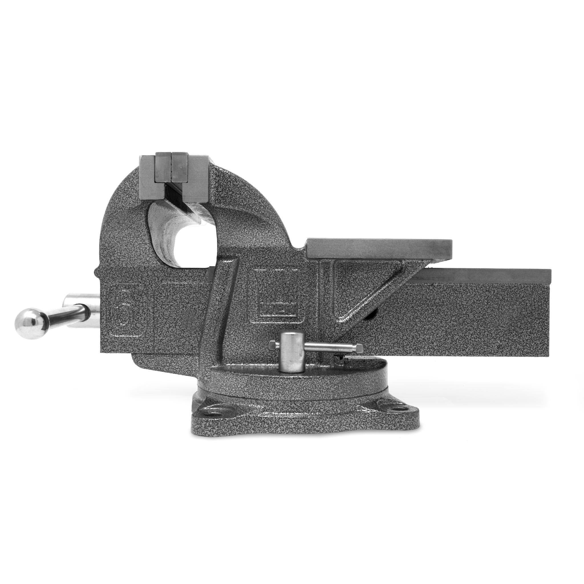 6-Inch Heavy Duty Cast Iron Bench Vise with Swivel Base J282