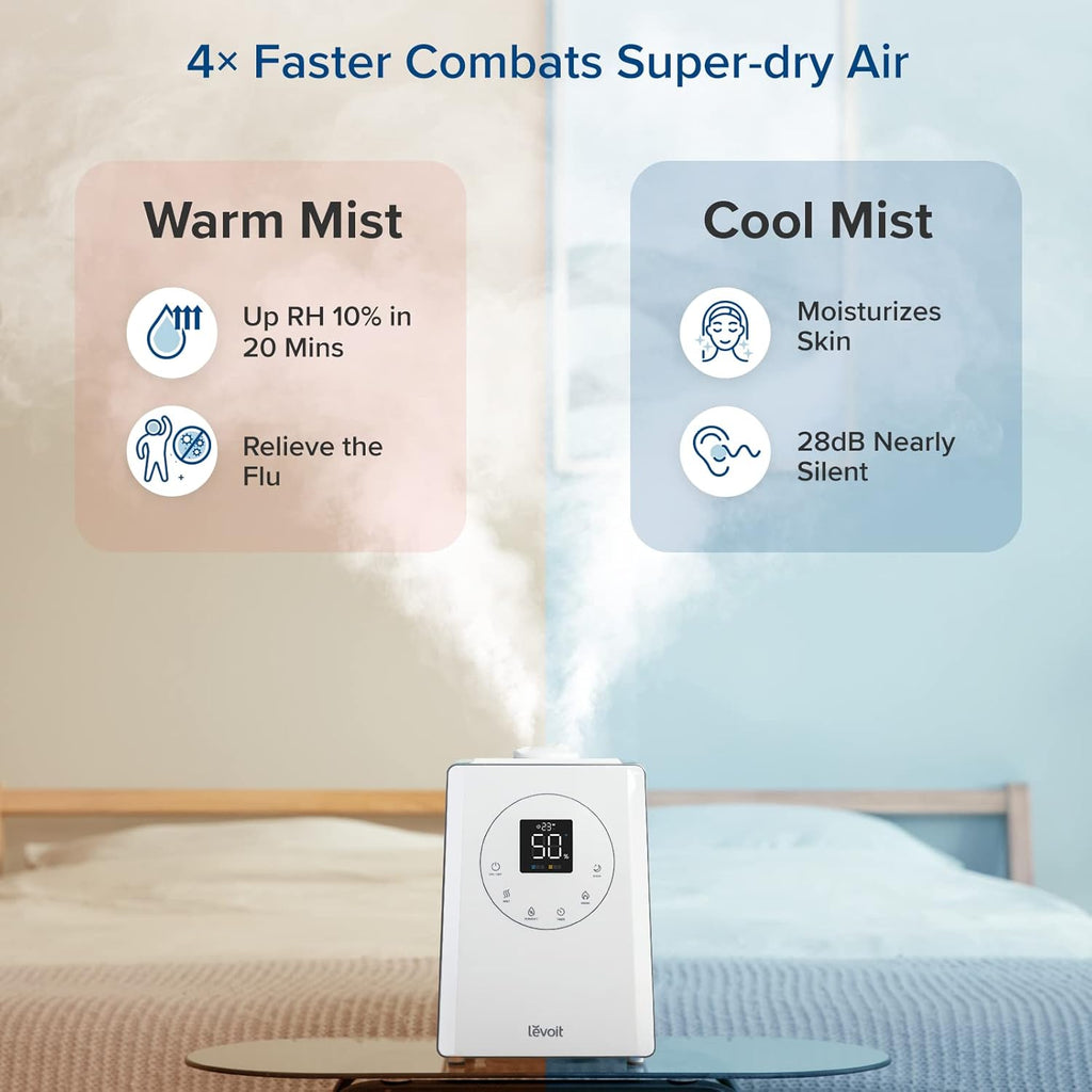 Smart Warm and Cool Mist Humidifier T460