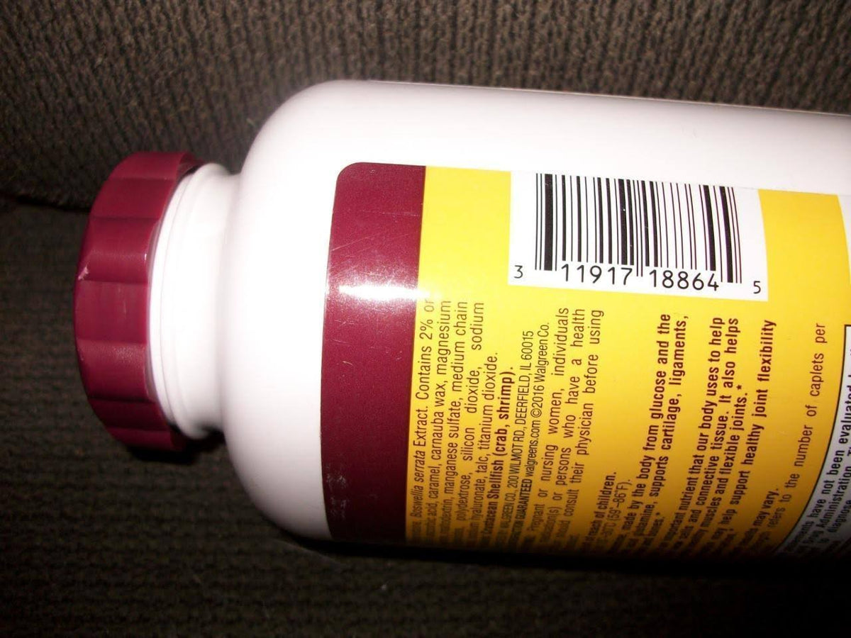 Glucosamine Chondroitin Caplets 240 Count M3273