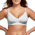 Women's Wireless T-shirt Bra, Moisture-wicking Convertible Smoothing Bra D5273