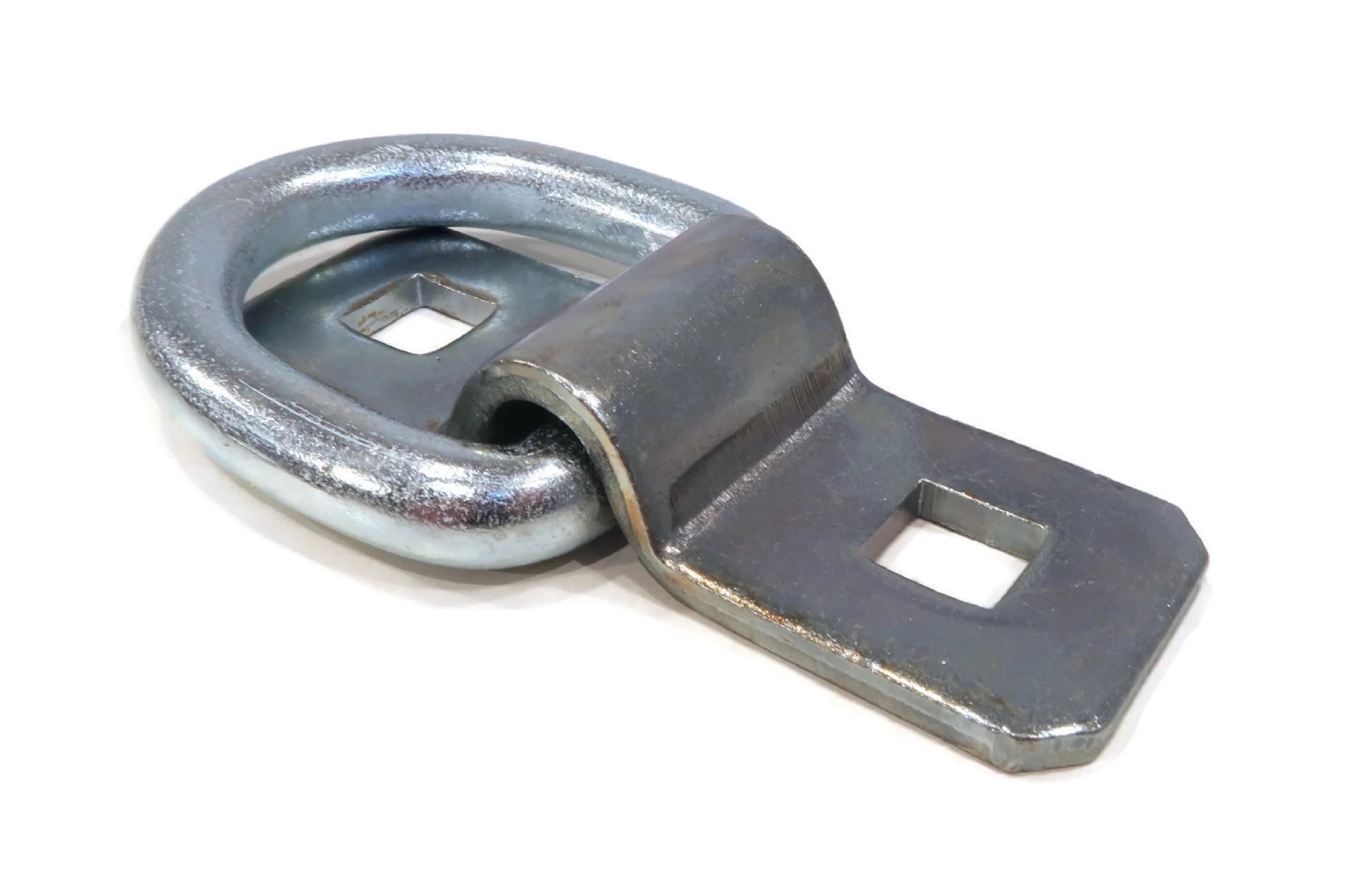 3/8" Steel D-Ring Rope Tie Downs For Trailer Flatbed Truck Anchor Cargo G131