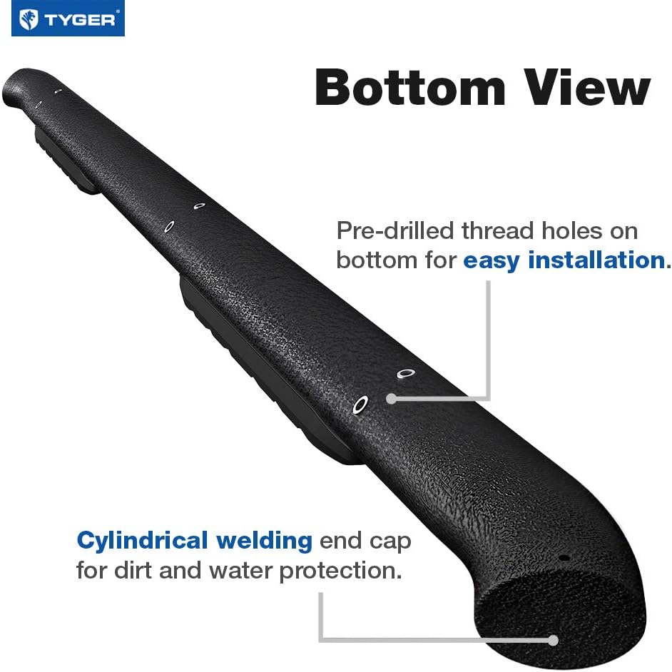 Textured Black Side Step Running Boards Z690106