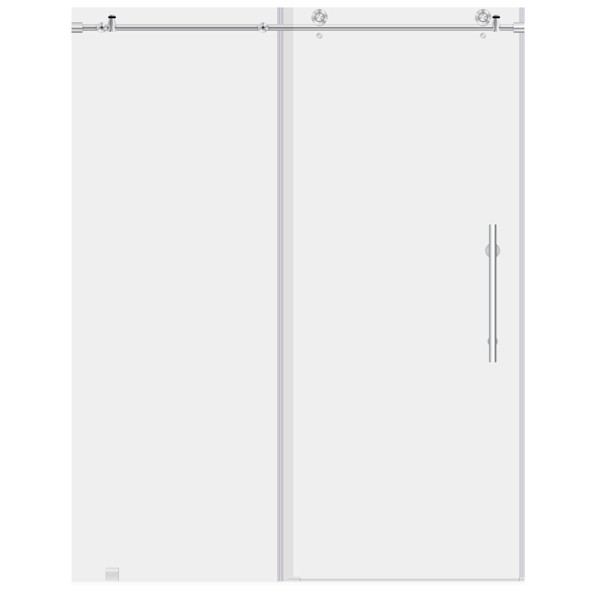 Frameless Sliding Shower Door Chrome P5148