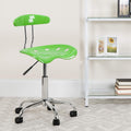 Black and Chrome Drafting Stool with Tractor Seat Pack of 2 O838