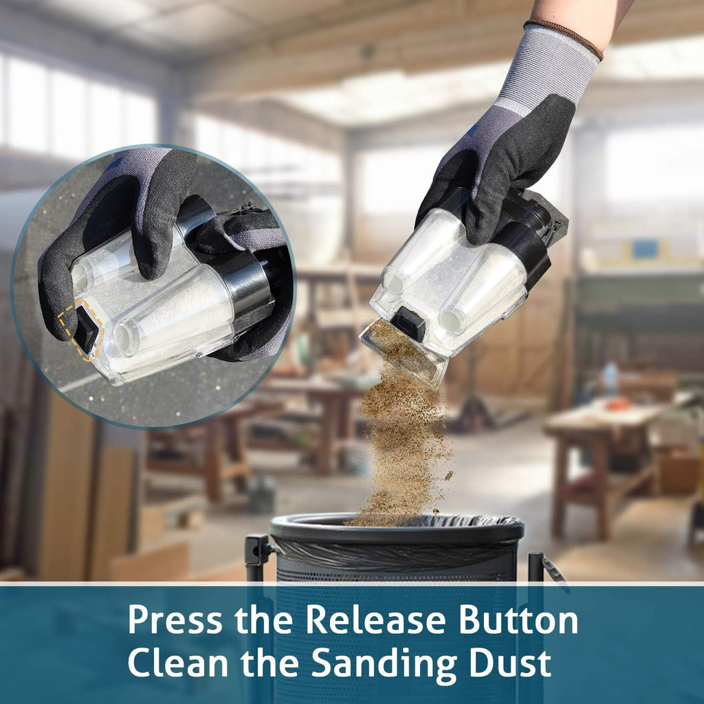 3.0A 5-Inch Orbital Sander with 12Pcs Sanding Discs G318285