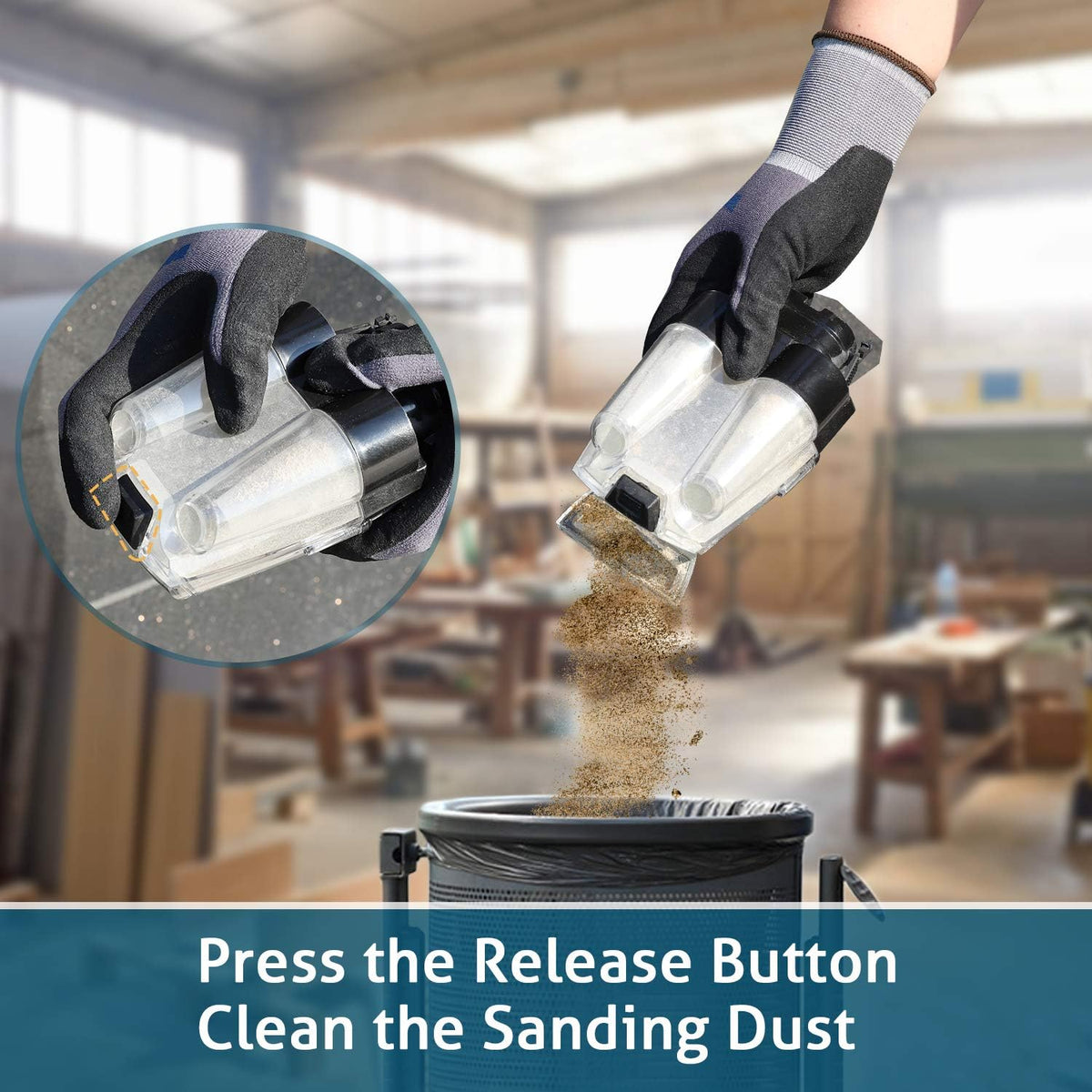 3.0A 5-Inch Orbital Sander with 12Pcs Sanding Discs G318285