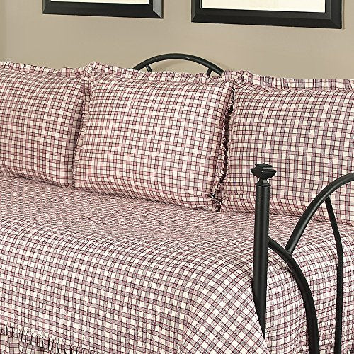 5-Piece Reversible Daybed Quilt Bedspread Set, 105" x 54", Tea Stain V815