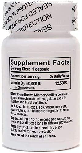 Vitamin D3 50,000 IU 100 ea (Pack of 4) Y56370