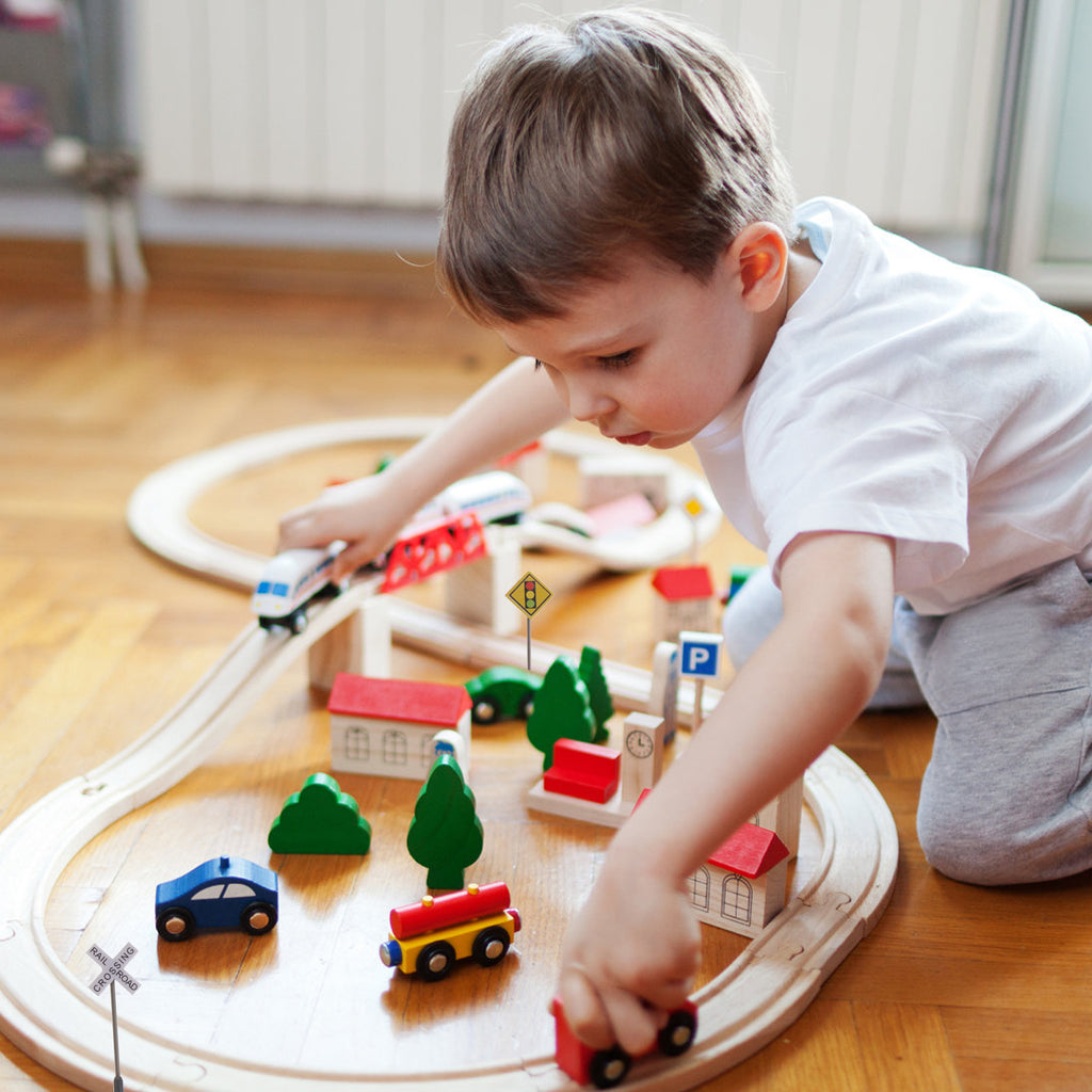 56 Pcs Plastic Road Traffic Signs Playset W679