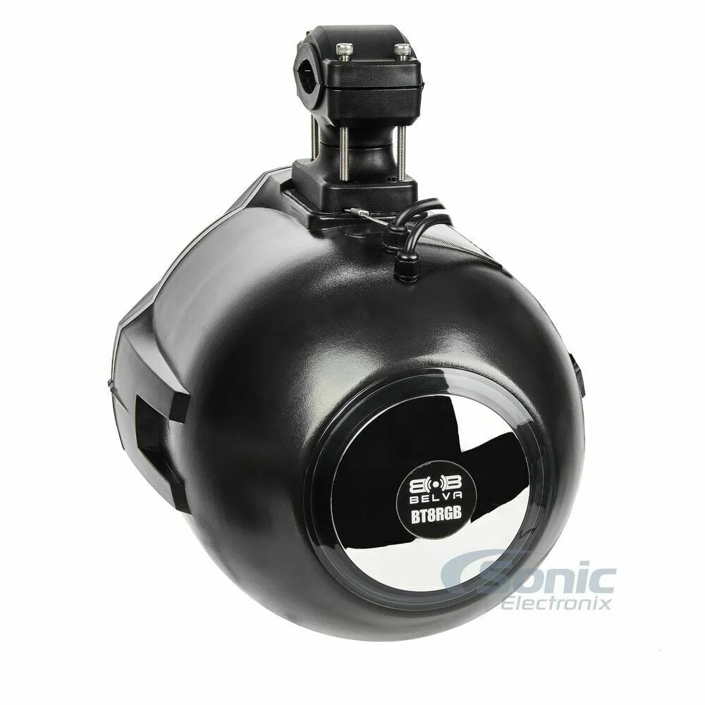 600W 8" 4-Ohms Marine Tower Speakers with RGB Lights and Remote C336