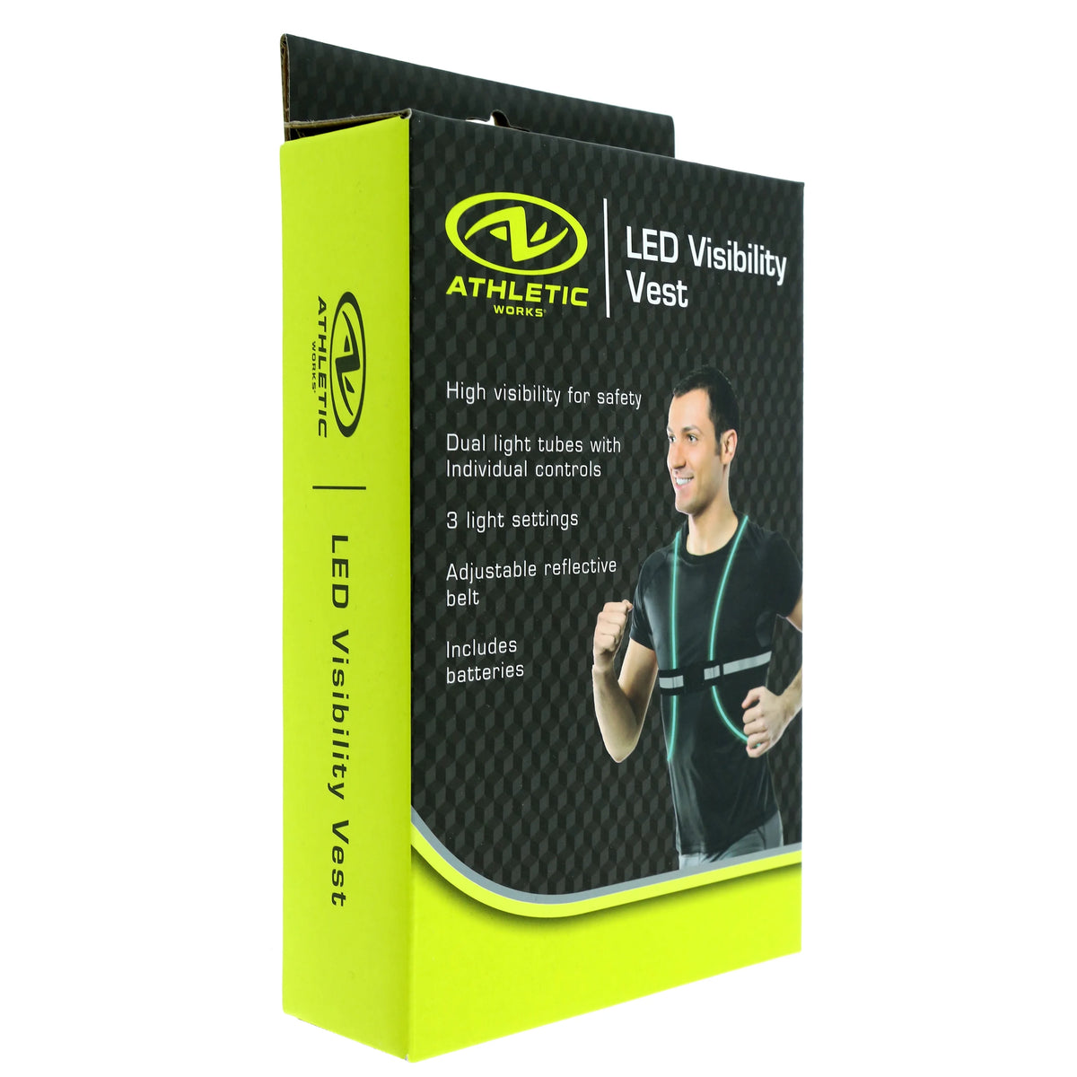 Neon Green LED Adjustable Safety Vest C148127