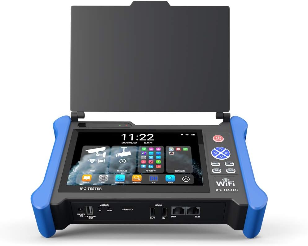 7 Inch IPS Touch Screen H.265 6K IP Camera Tester with Anti-Sunlight Cover M863199