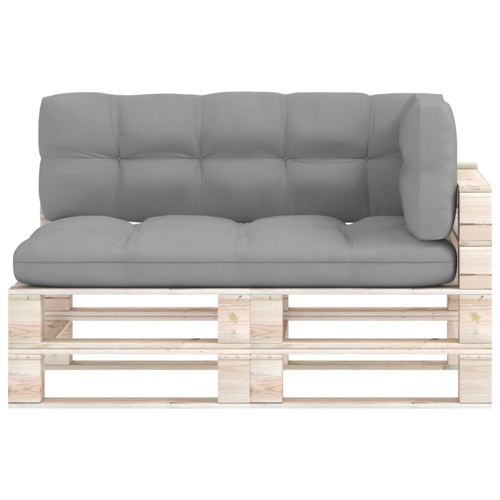 Gray Pallet Sofa Cushions 3 pcs Q456