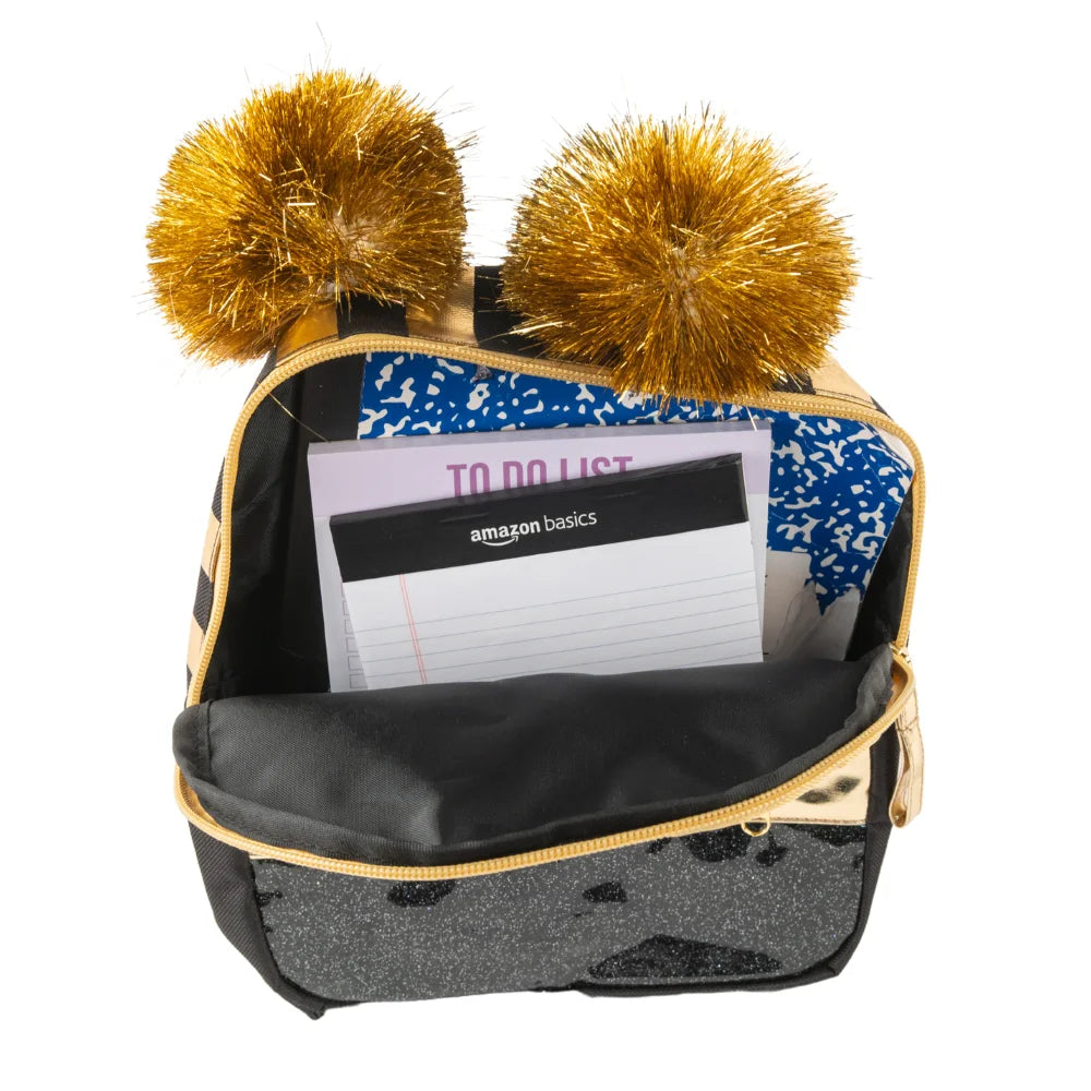 Gold Mini Backpack Purse 10 inch Q427586