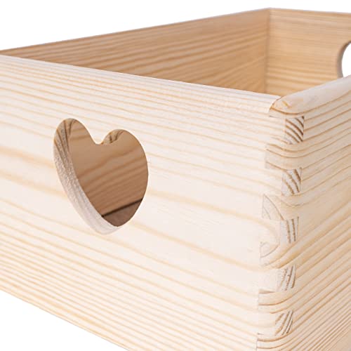 Large Black Wooden Nesting Crate with Handles Q52589