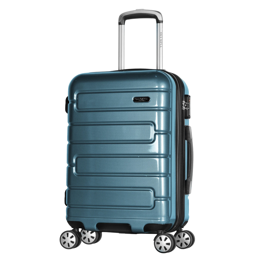 Teal Expandable Hardside Spinner Luggage Set M424