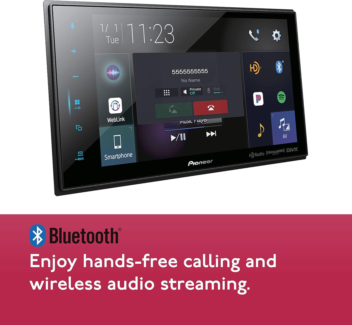 8-inch Digital Media Receiver Wireless Carplay Android Auto Bluetooth HD Radio G700491