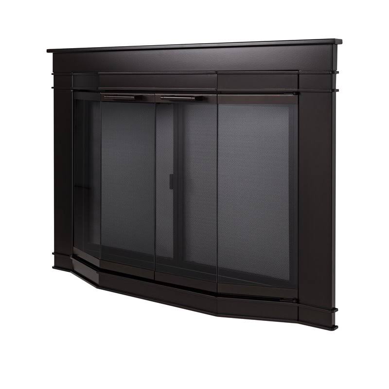Oil Rubbed Bronze Large Fireplace Door I242363