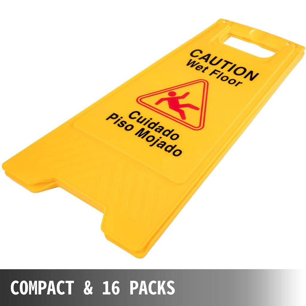 16 Pack Wet Floor Sign Y3250