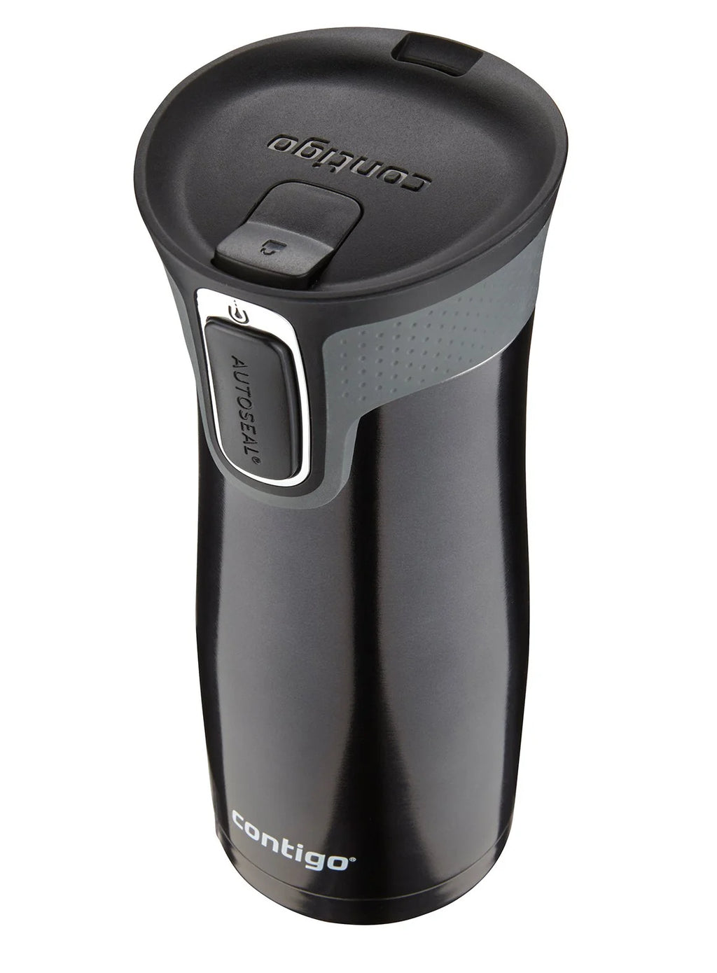 Black Stainless Steel Travel Mug, 16 oz I61336