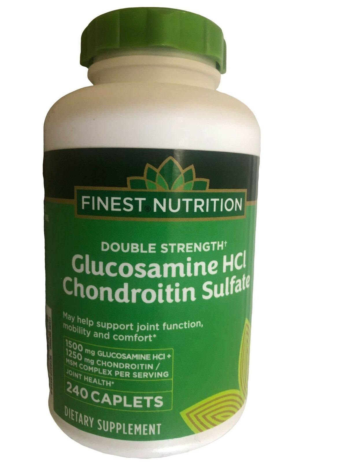 Glucosamine Chondroitin Caplets 240 Count M3273