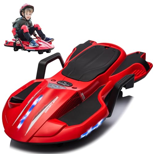 24V Electric Ride On Toy Drift Cart with Side Handlebars N8234