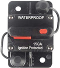 150 Amp Circuit Breaker with Manual Reset 12V-36V DC Waterproof Surface Mount U2932