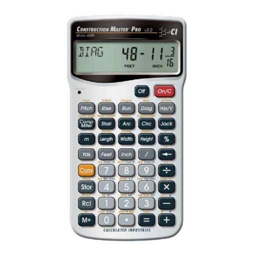 Construction Master Pro Calculator R9902