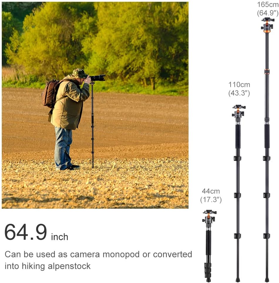 62'' Aluminum Tripod with 360 Panorama Ball Head P760