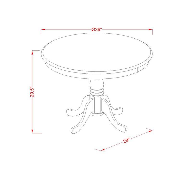 5 PC Kitchen Table Set with 4 Chairs B1645