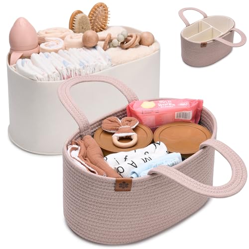 Baby Diaper Caddy Organizer Basket Q590424
