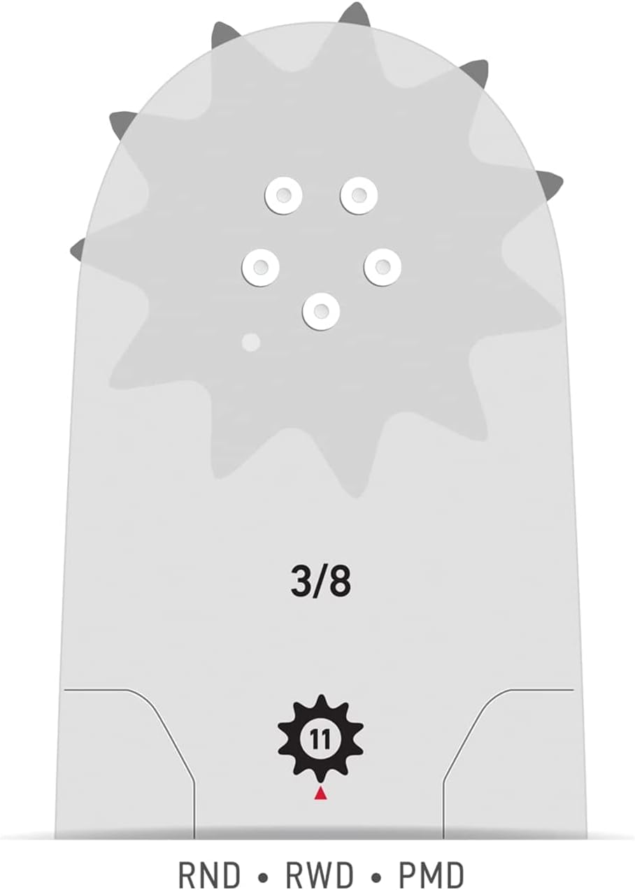 24/25inch Laminated Chainsaw Guide Bar Saw Chain Combo 3/8 Pitch 0.063 Gauge 84DL Pack of 2 I35996