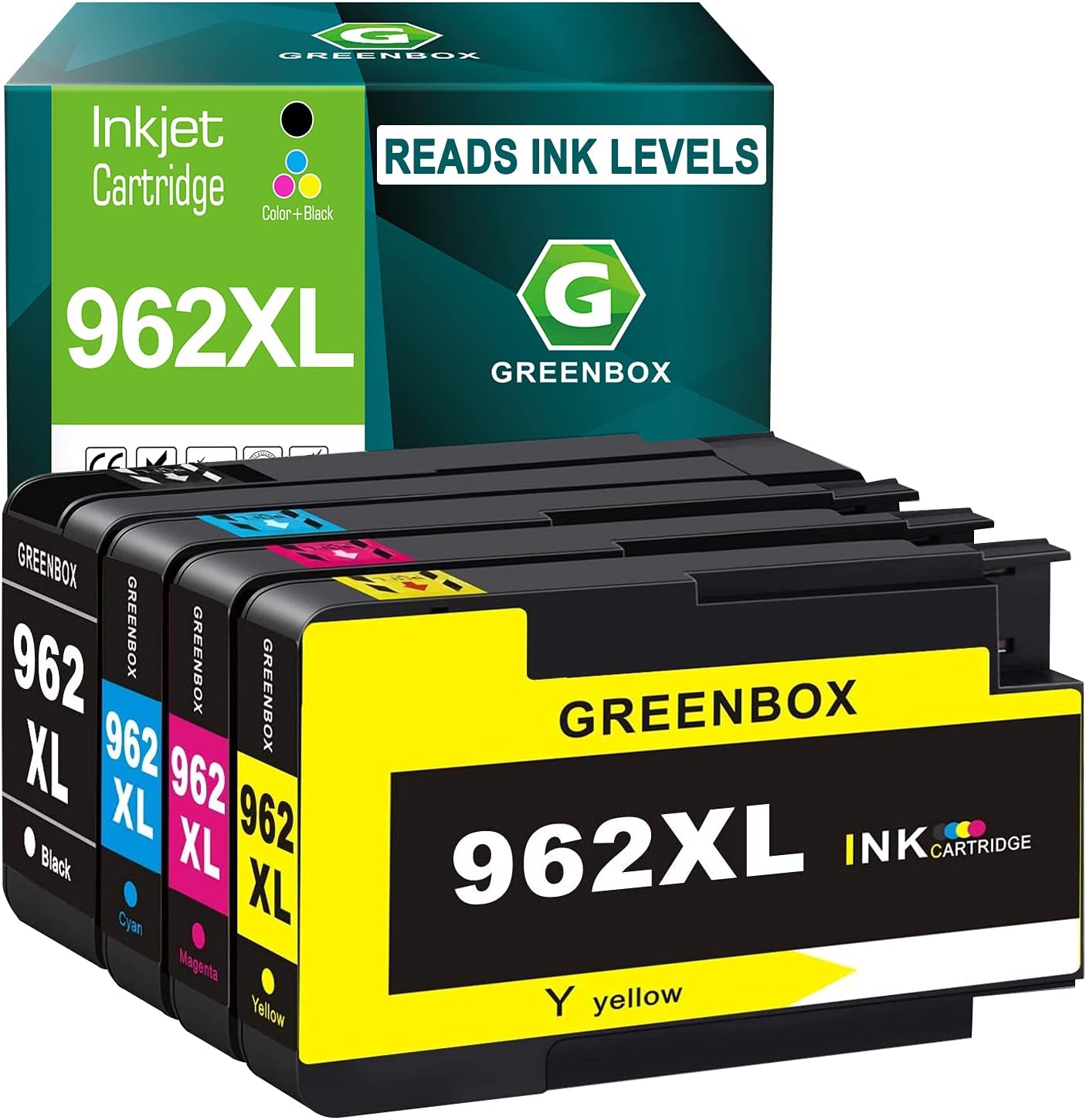 Remanufactured Ink Cartridge Pack of 2 for HP 962 XL Printer N78917