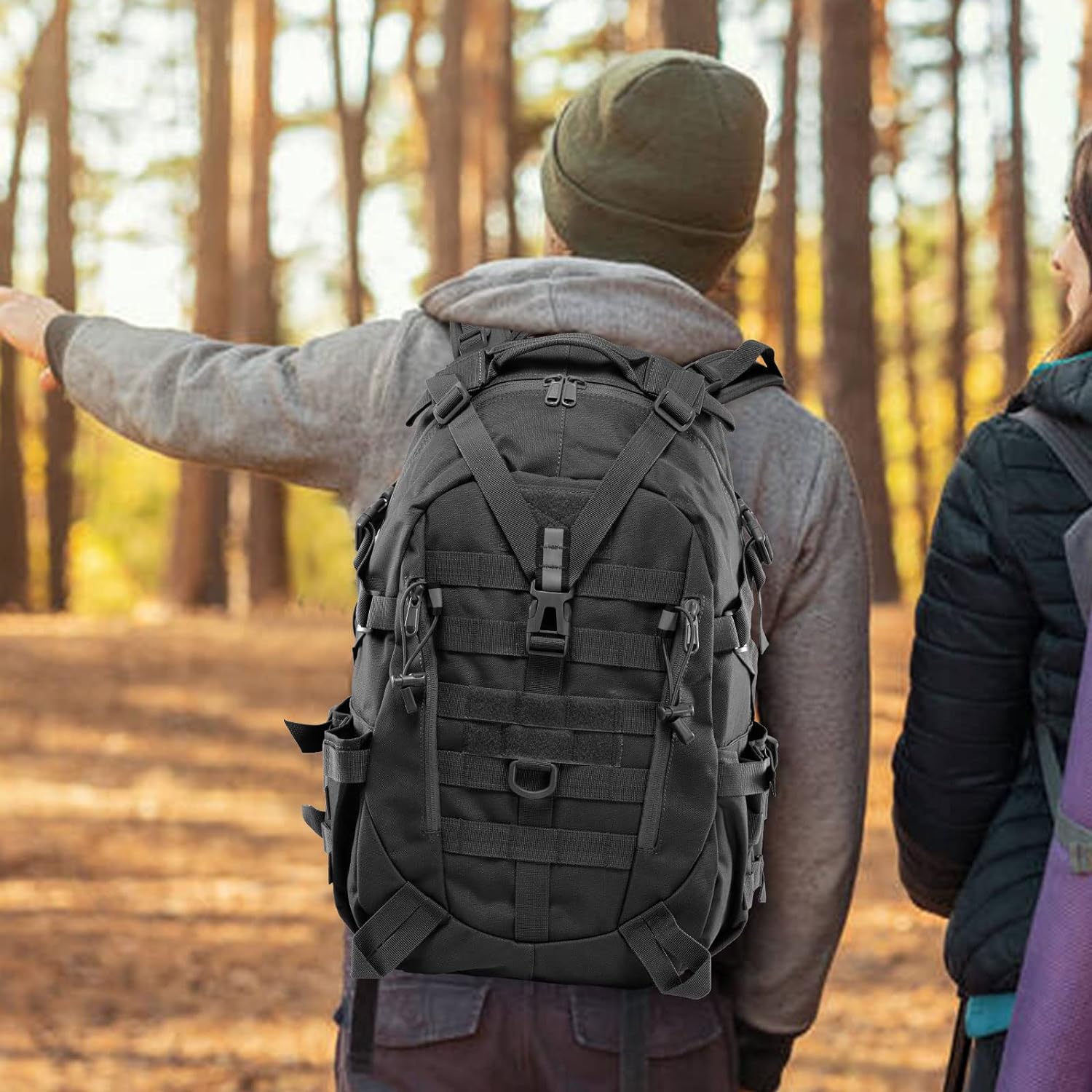 Black 25L Tactical Backpack H331216