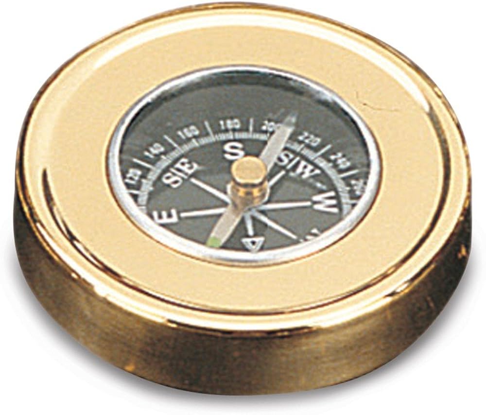 Solid Brass Compass Paperweight Pack of 2 F5702