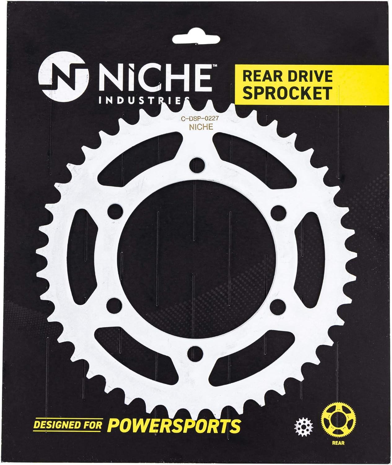 Drive Sprocket Chain Combo Front 14 Rear 43 Tooth 520NZ Standard 106 Links Pack of 2 H8797