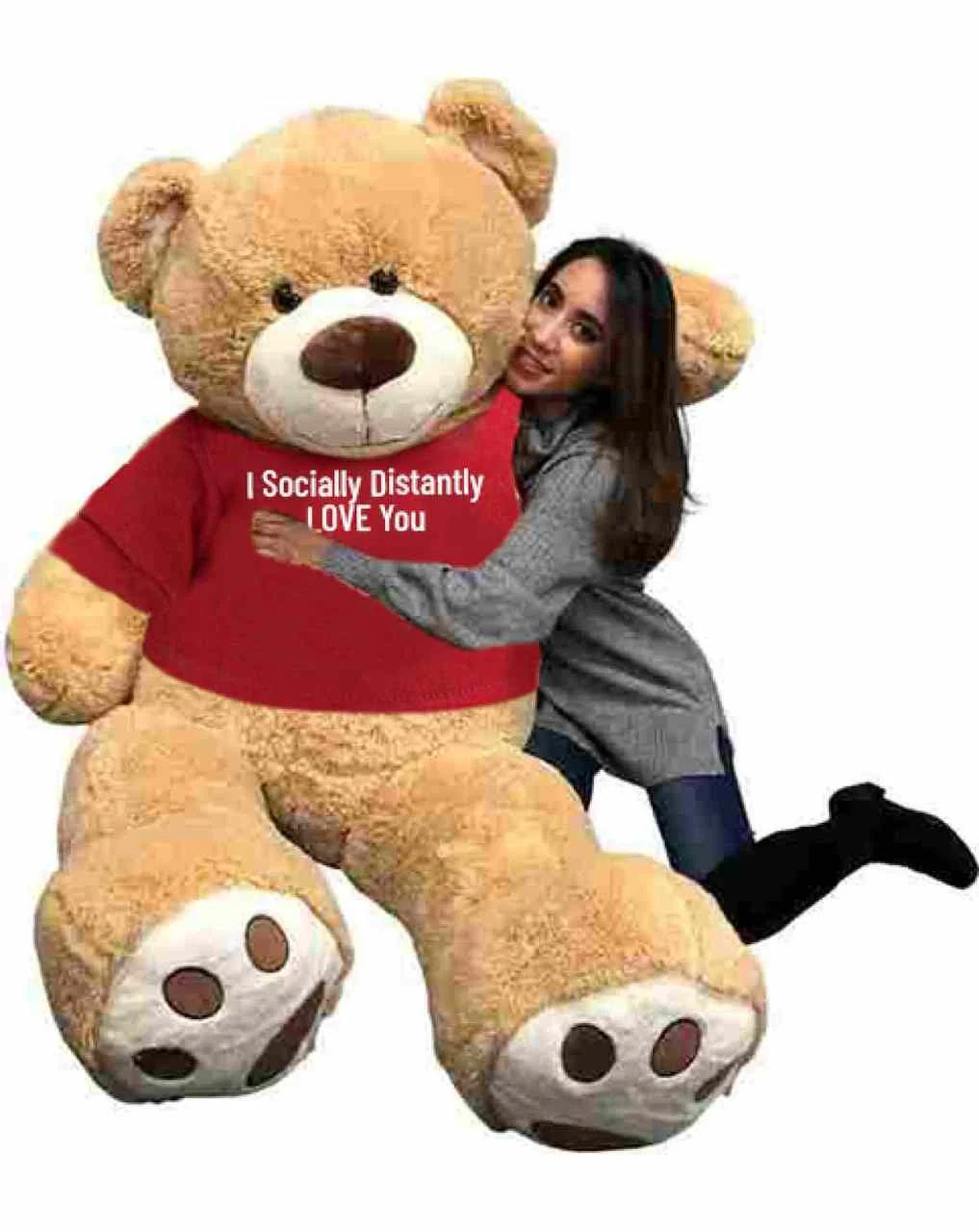 Giant 6 Foot Teddy Bear, 72-inches Honey Tan L176