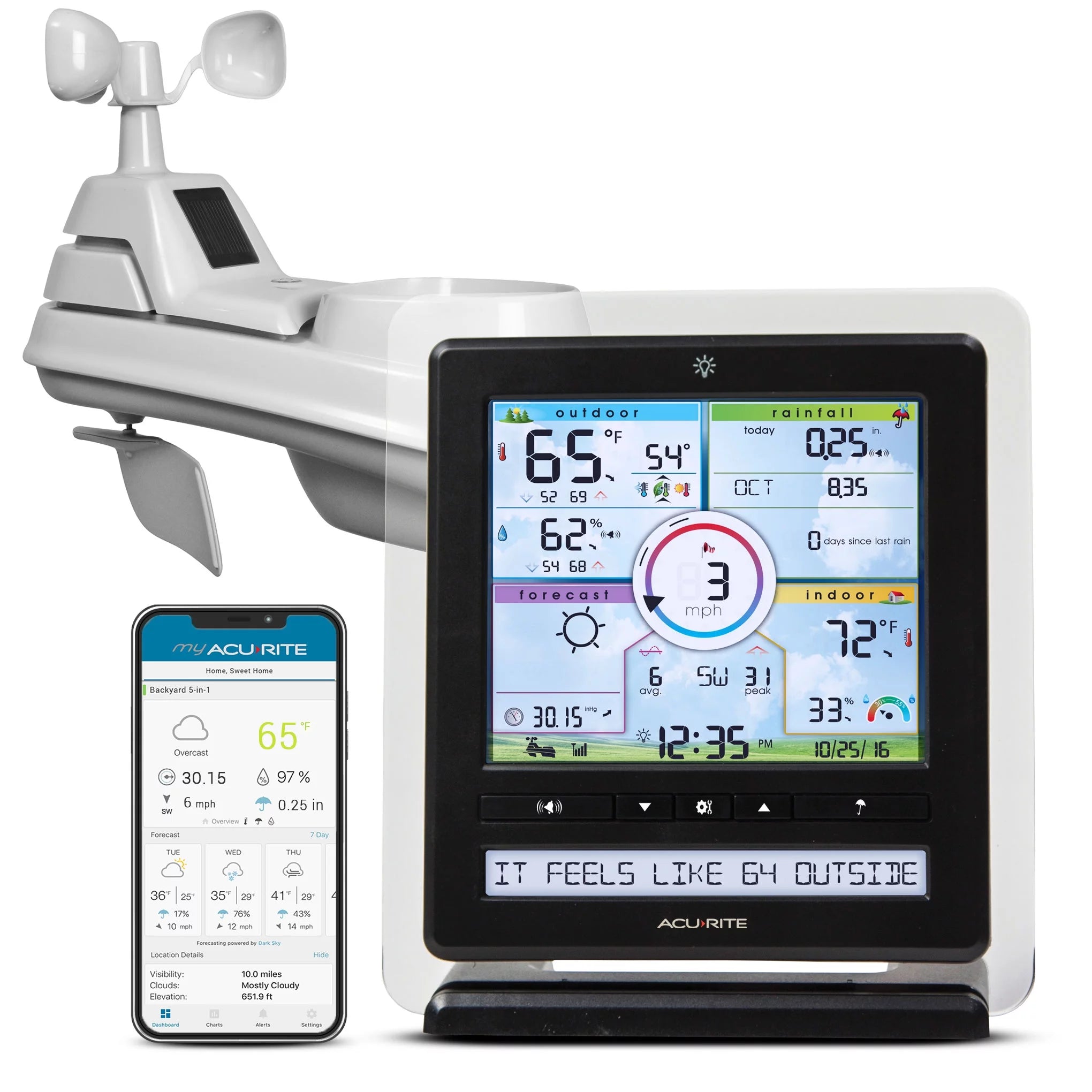 Wireless Indoor/Outdoor Weather Station S7768