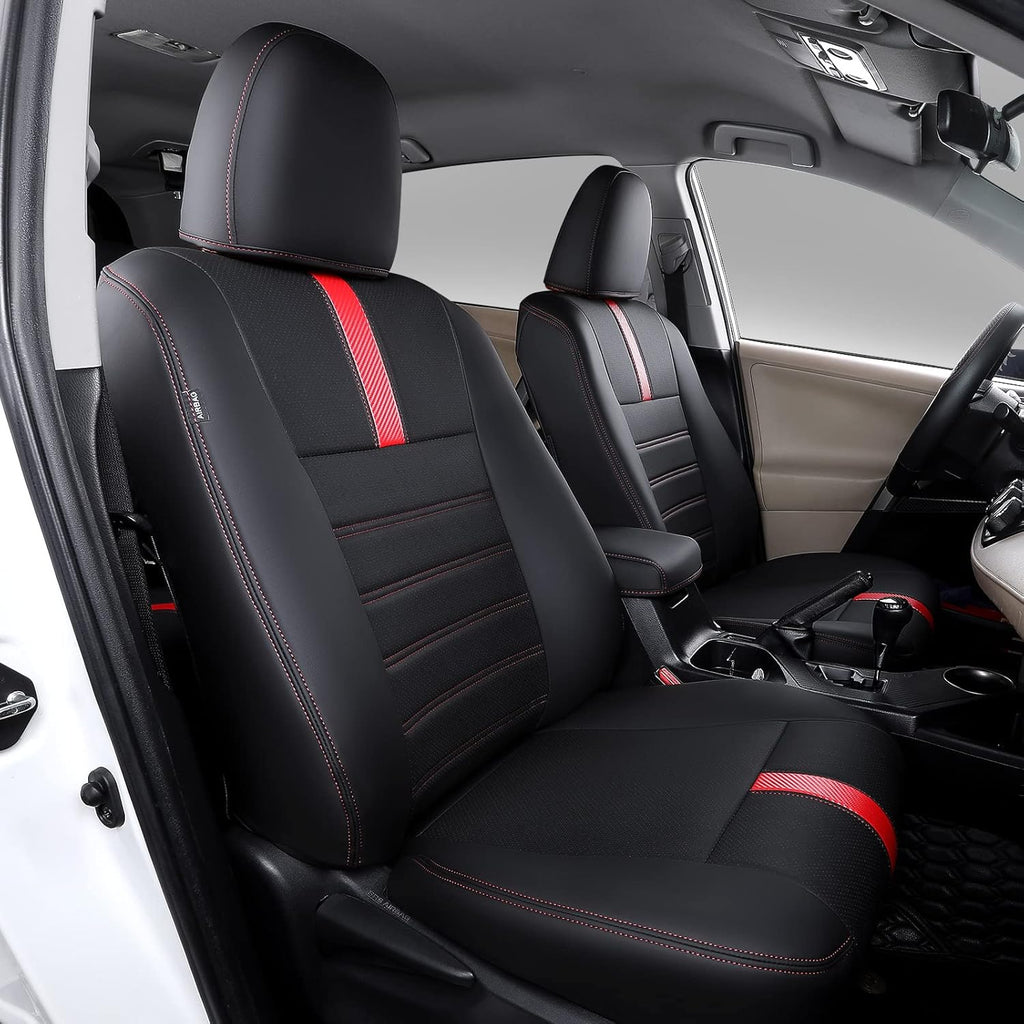 Black PU Leather Seat Covers for 2013-2018 RAV4 O9557