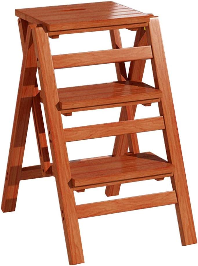 Wooden Folding 3 Step Ladder Stool O78234
