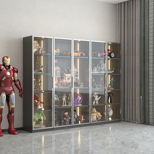 5 Shelves Metal Glass Display Cabinet C503997