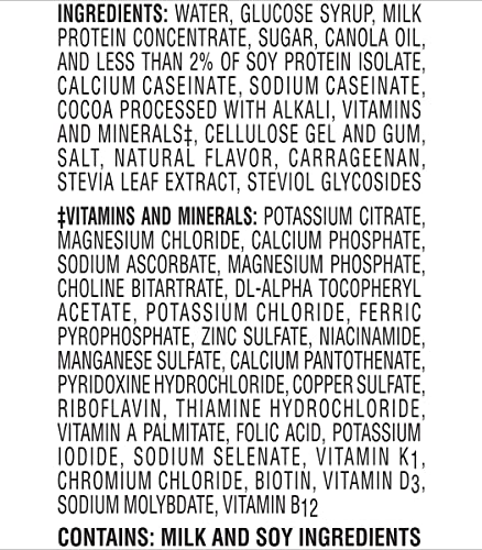 Rich Chocolate 8 FL OZ Bottles 12 CT Protein Nutritional Drink Y2092