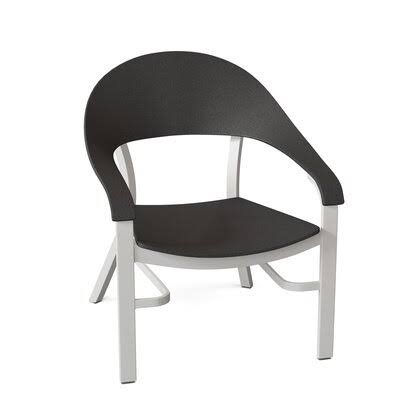Textured Beachwood Black Patio Dining Armchair S49938