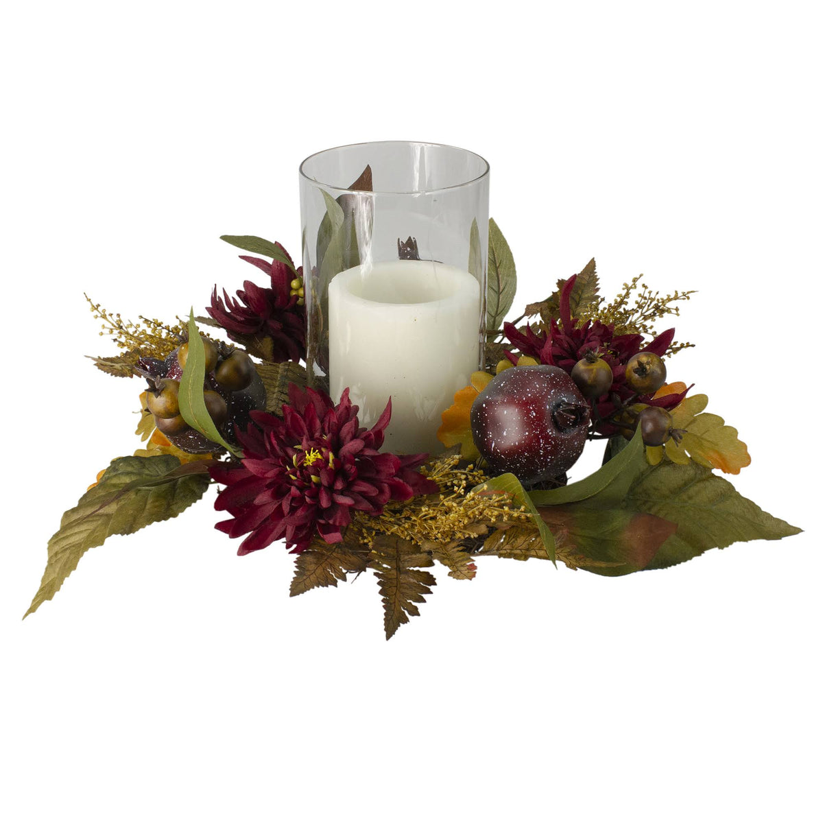 22x22 Fall Candle Holder Centerpiece M612604